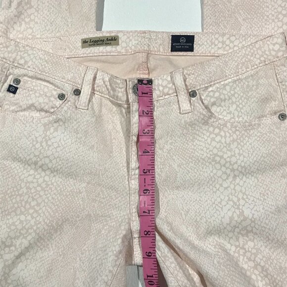 AG Adriano Goldschmied Jeans Blush Snakeskin Print - Picture 3 of 10